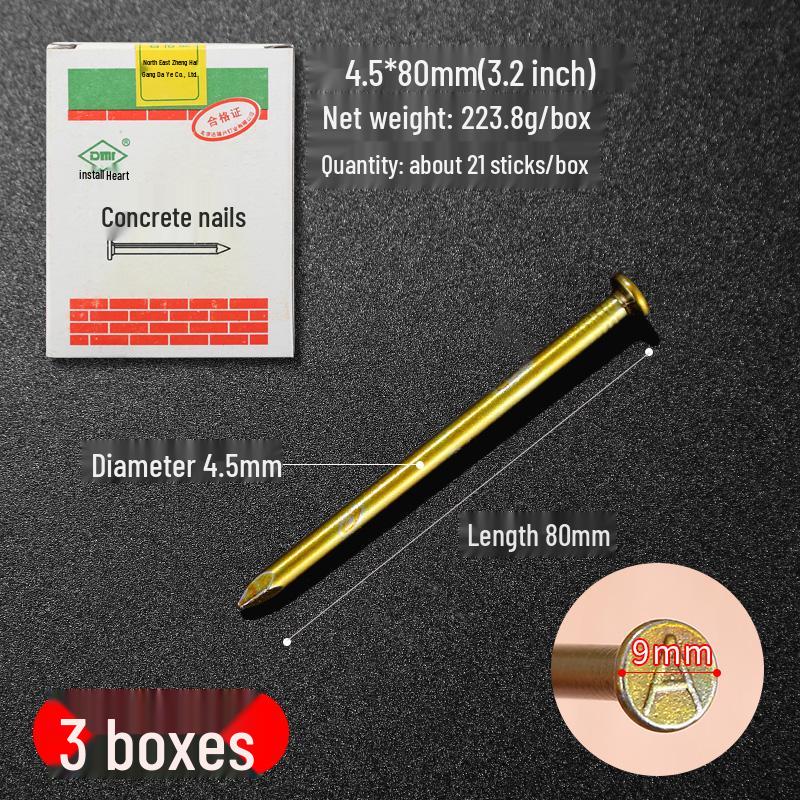 Long Cement Steel and Iron Nails for Wall and Woodworking
