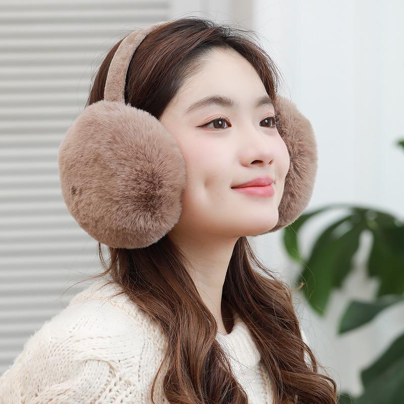 Cartoon Fruit Earmuffs: Warm, Cute Ear Warmers for Female Students In Autumn & Winter