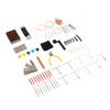 Guitar Tool Kit Bridge Pin Saddle Nut File Radius Ruler Set for Maintenance Repair