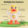 Plastic Swing Interactive Duck Toy Simulation Walking Dancing Duck  Desktop Ornament