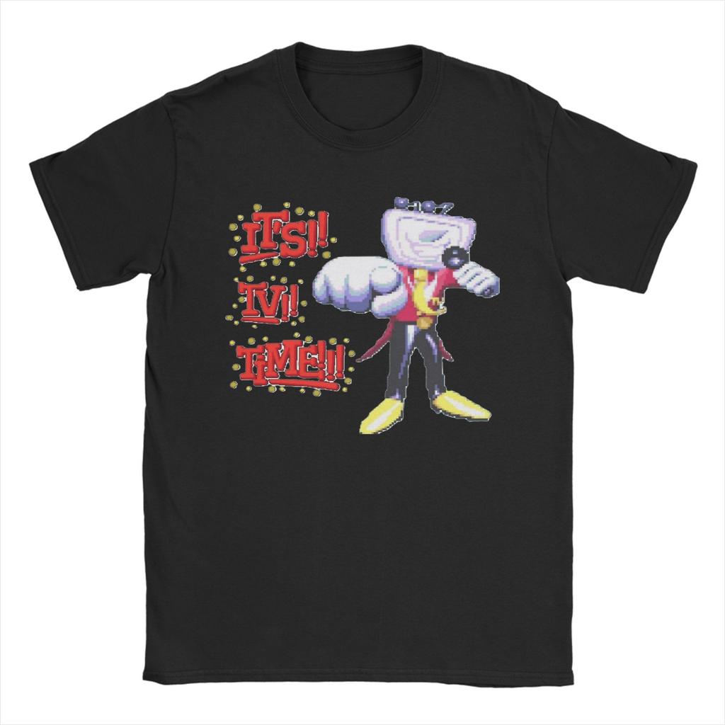 Retro Deads by Daylights Horror-Killer Spiel Dbd T-Shirts Herren Rundhals Kurzarm Oberteile Baumwolle Sommer OberteileOberteile
