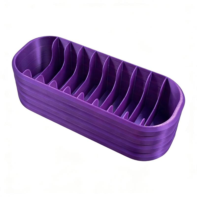 10-Compartment Bead Storage Box With Color-Coded Organizer Durable Craft Container Suitable For Diy Hobbyists Craft Lovers