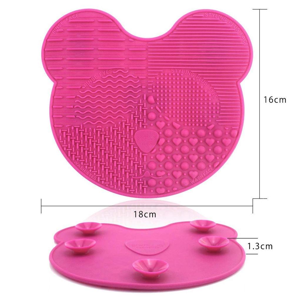 SIXPLUS Silicone Makeup Brush Cleaning Mat