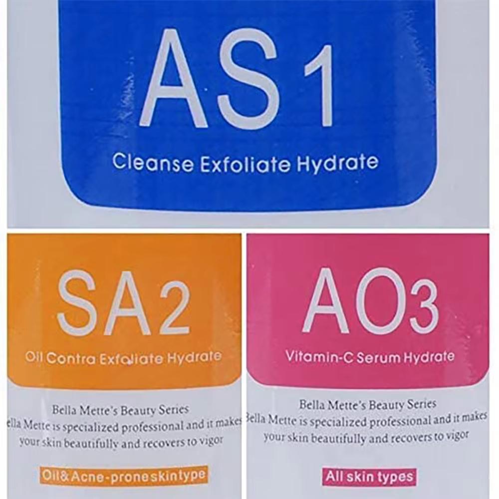 Facial Beauty Aqua SPA Skincare Serum AS1/SA2/AO3 for Small Bubble Machine Professional Facial Care Cosmetic Liquid