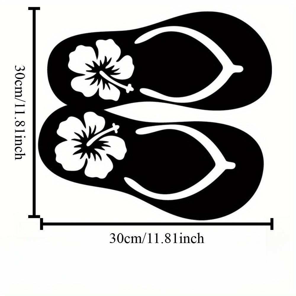 

Vintage Metal Slipper Wall Art Lily Black Decor Sign Housewarming Gift