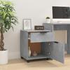 Mobiler Aktenschrank Mit Rollen Und Schubladen, Geeignet Für Flur, Wohnzimmer Und Arbeitszimmer, Schwarz 45x38x54 Cm
