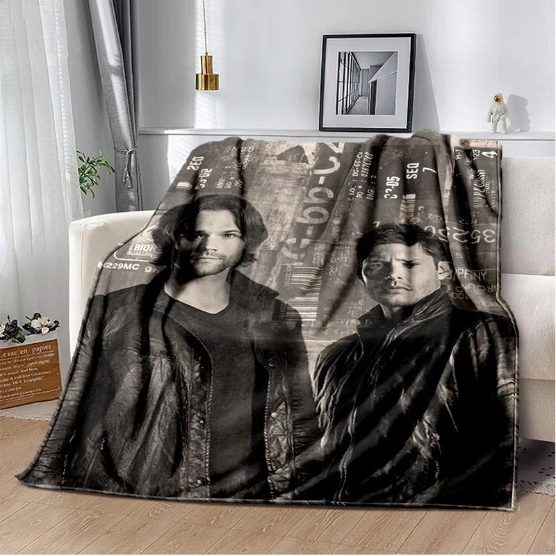 Supernatural join the hunt Throws Blanket Sofa Hiking Picnic Super Soft Quilt Fashion Bed Thermal Flannel Blanket birthday gift
