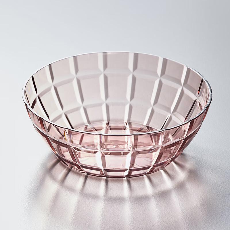 

Nordic Style Crystal-Look Plastic Fruit Bowl