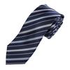 [Michiko London] Regular Business Necktie, Navy, Perfect for Freshers, Brand Name, Gift Box Included (MKCP-35-A)