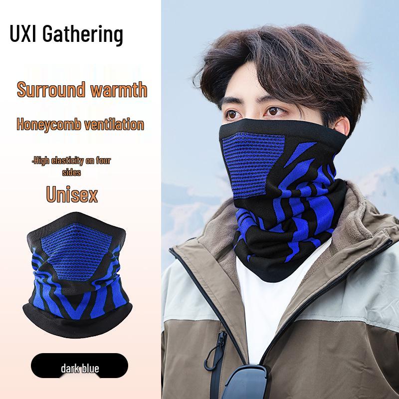 

Men s Winter Cycling Face Mask & Neck Gaiter - Breathable, Moisture-Wicking Balaclava for Sports & Motorcycling One Size
