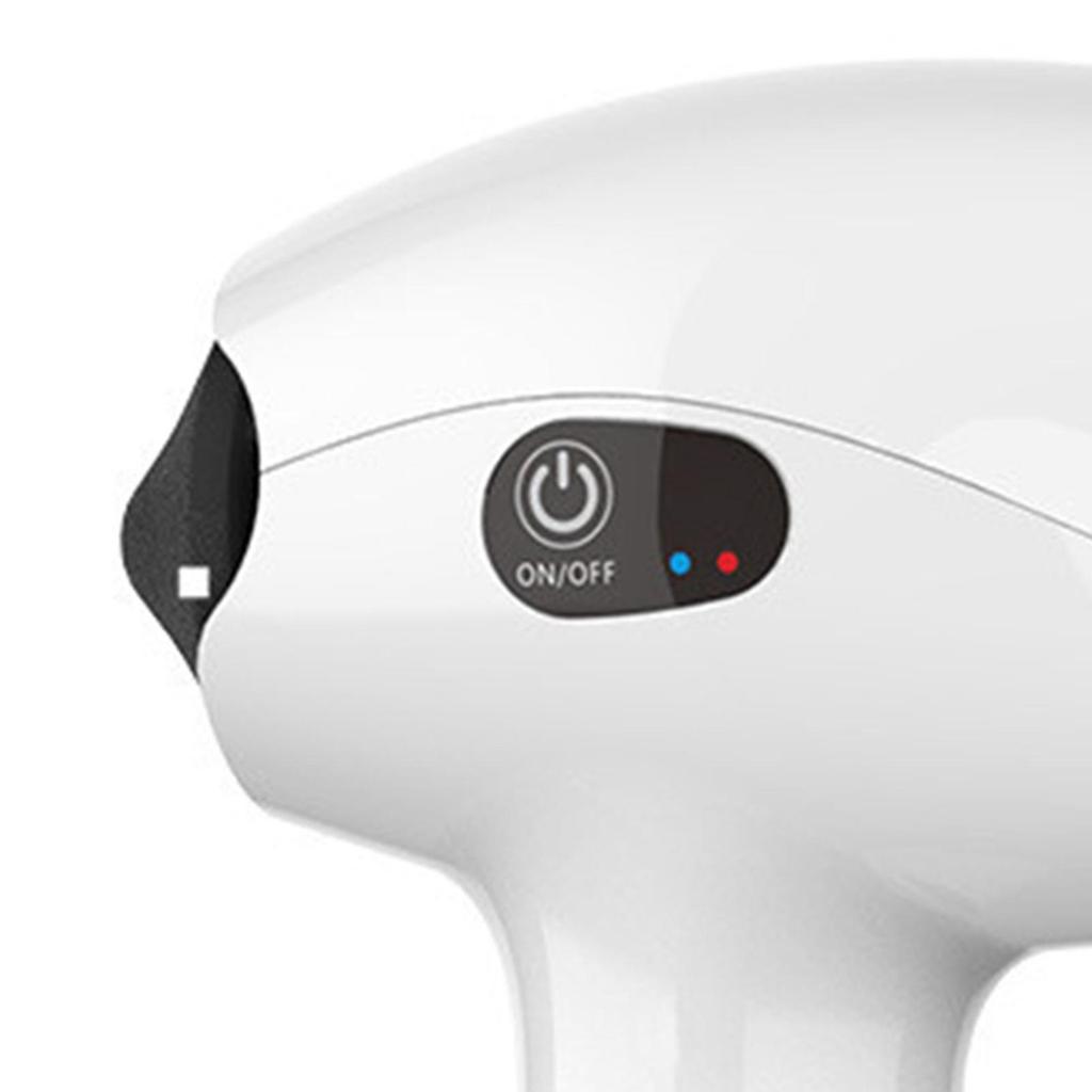 Electric Foot Grinder Glass Nano Sheet Care Double Sided Grinding Head Smart Electric Callus Dead Skin Remover White