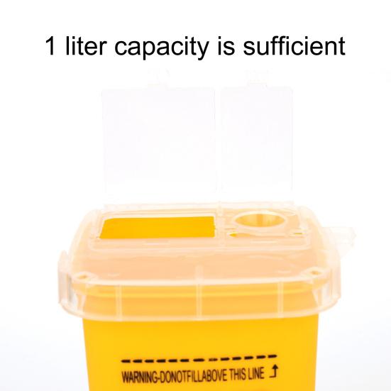 Sharps Waste Bin Multifunctional Storage Professional Safe Tattoo Supplies Sharps Disposal Container Salon Accessories