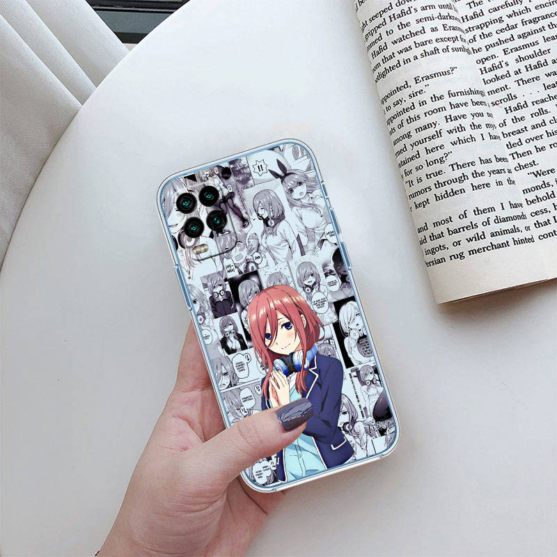 IR19 Miku Nino Itsuki Nakano Case for Motorola E22S E7 G6 G7 G8 G9 Plus Power Play G10 G20 G04 E30 E40 E22 E20 E13 E15 G22 G23 G05 G75 G35 G55