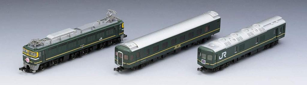 TOMYTEC TOMIX N Gauge EF81 Series 24 Twilight Express Basic Set A 98359 Model Train Passenger Car (3 Cars)