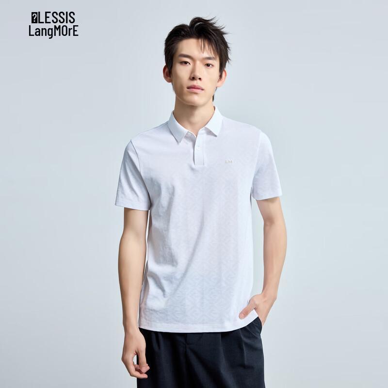 Lilang Men s Quiet Luxury Jacquard Polo Shirt 180