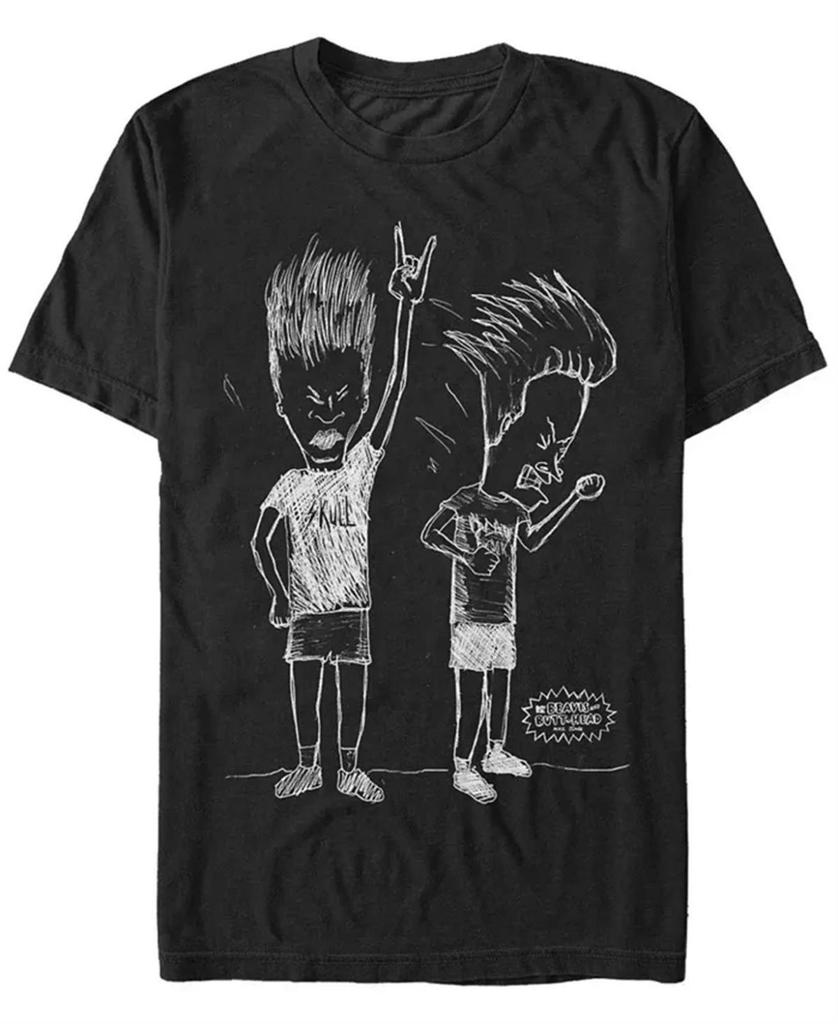 1993 Geanimeerde Tekenfilm Beavis en Butt-head Amerikaans Casual Fitness Los Puur Katoen Heren T-shirt Dames Korte Mouw Koppel