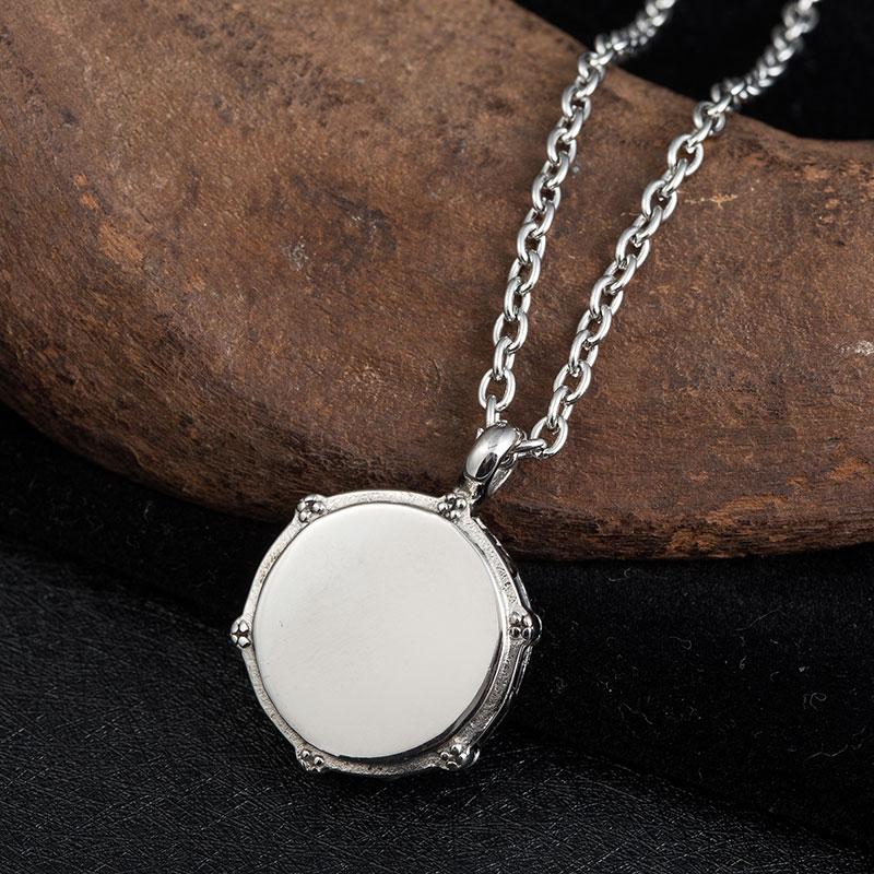 Men 'S Stylish Stylish Necklaces Music Los Collares Rockers Jazz Band Drum Drummers 316L Stainless Steel Chain Pendant Necklace Pendant JewelryFashion