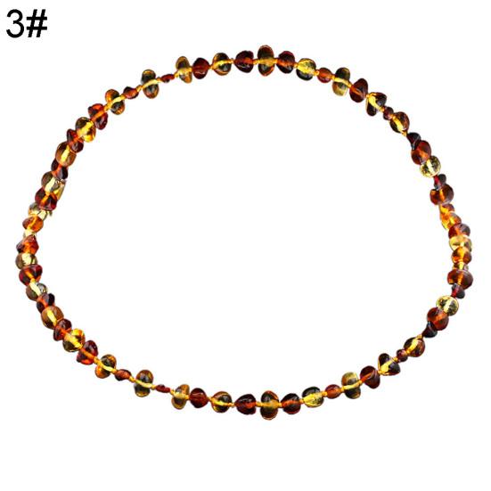 Retro Dámský přírodní jantarový korálkový náhrdelník Ručně vyráběný dárek ke Dni matek