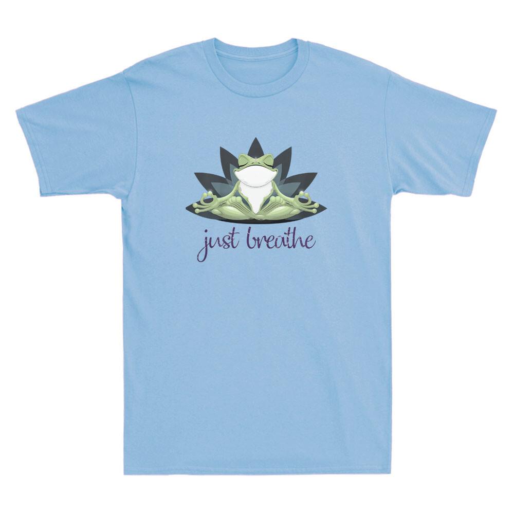 Frog Yoga Meditation Funny Meme Pilates Yoga Animals Lover Retro Men s T-Shirt XXXXL