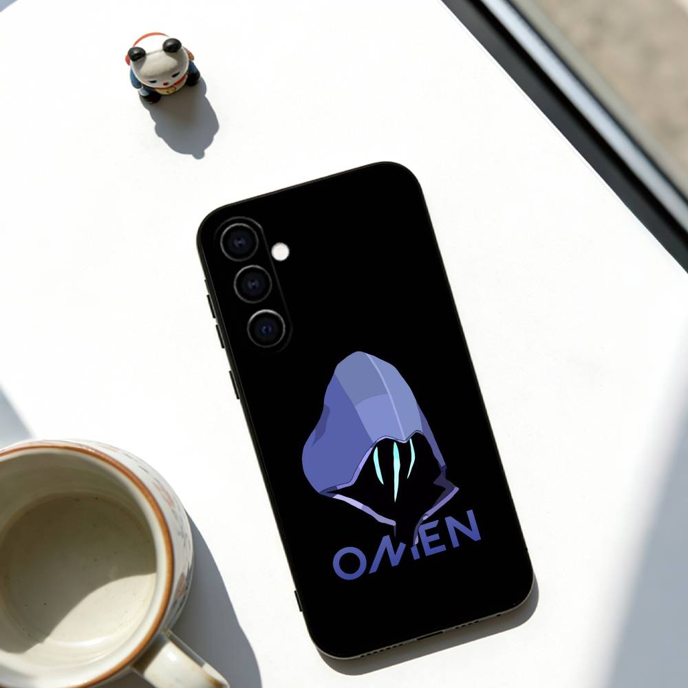 Omen Valorant Phone Case For Samsung Galaxy A73,A72,A71,A70,A53,A52,A51,Others Soft Black Cover