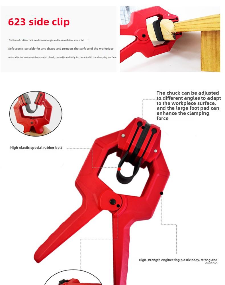 One Handed Side Clamp G/F Clamp Quick Fixing Clamp for Woodworking & Aircraft Models