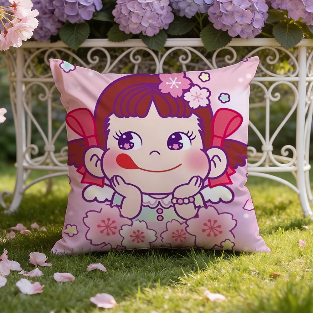 Cute Candy Brand F-FujiyaS Cushion Cover Home & Car Dual-Scene Pillow Cover: Reversible for Premium Comfort