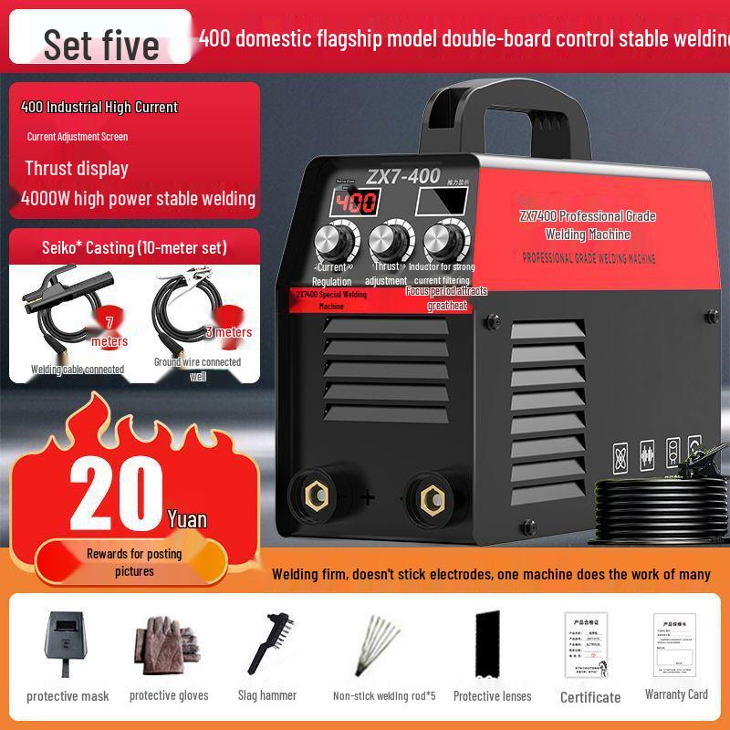 Da Han 220V/315-380V Dual-Use Portable Inverter DC Welder for Home & Industrial Use