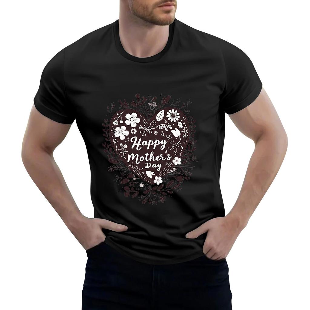 Koszula męska z krótkim rękawem i stójką, luźna, na wakacje, męska