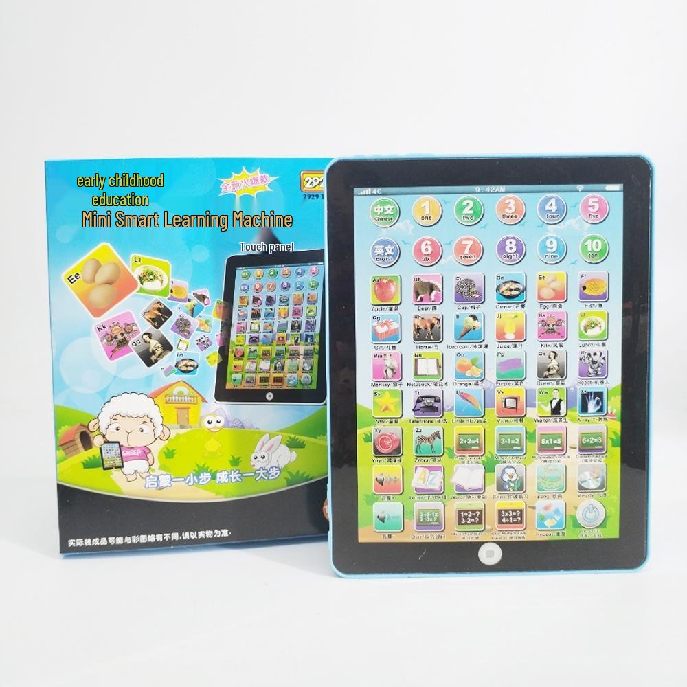Bilingual Early Education Story Tablet for Children: English-Chinese Learning Simulator Toy