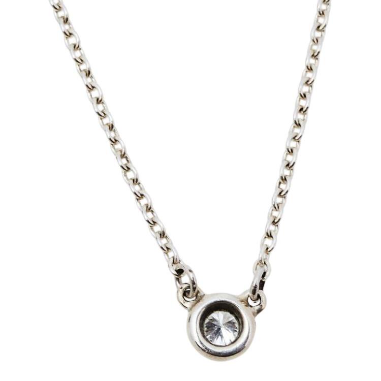Tiffany & Cie. Collier Elsa Peretti® Design Original Diamant Argent 925 Collier Femme FF7344