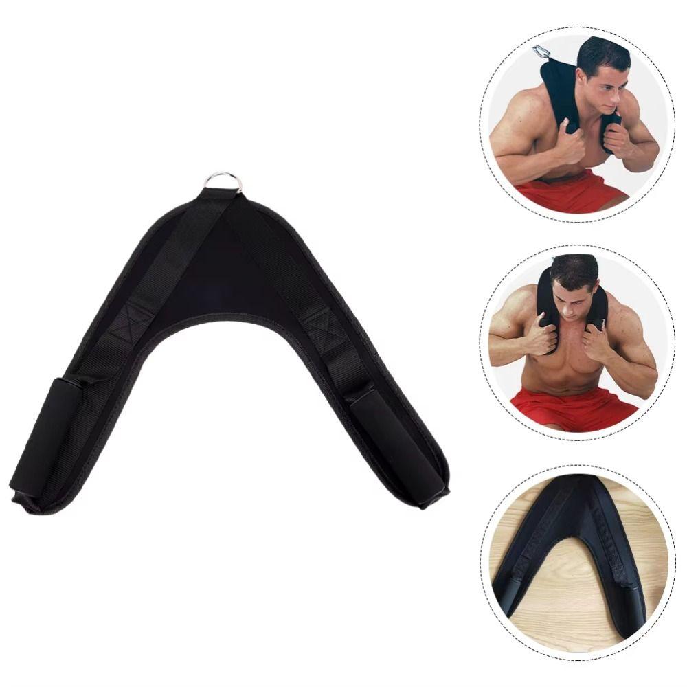 Nylon Fitness Abdominal Crunch Straps V-Shaped Fitness Abdominal Belt  Gym Equipment