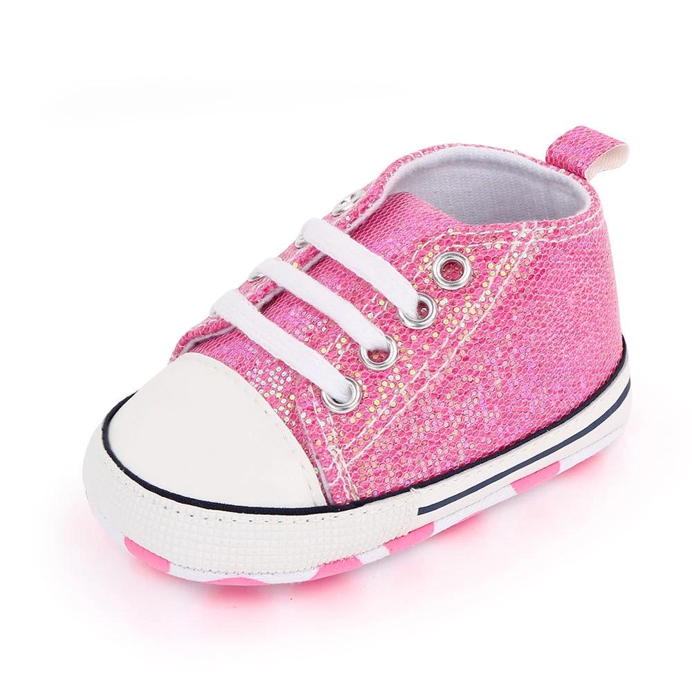 Sneakers classiche in tela per bambini Stampa per neonati Star Sports Neonati maschi Scarpe per primi camminatori Scarpe da bambino antiscivolo per neonati