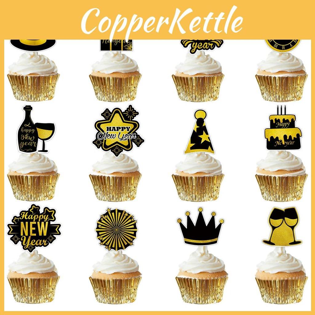 Wine Glass Hat Pattern Cake Toppers Festival Paper Flags Inserts Party Decor