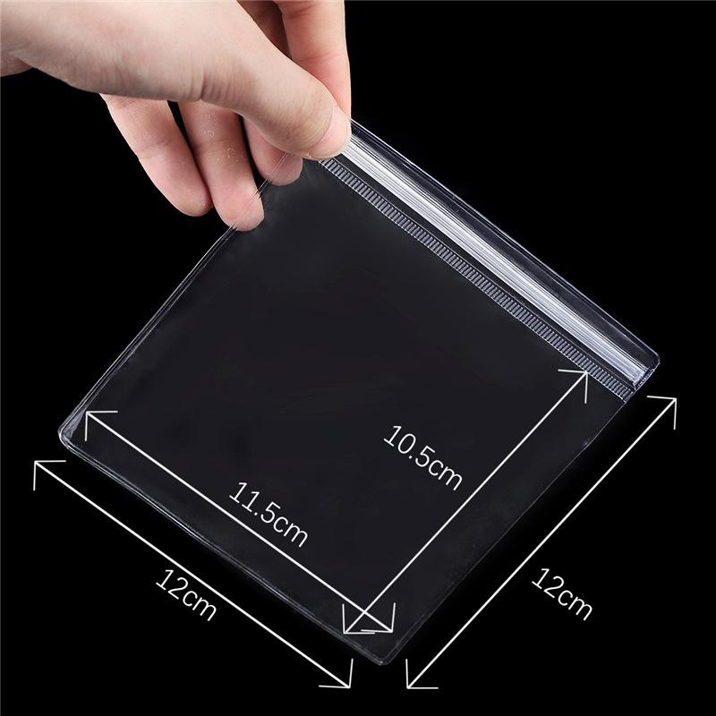 PVC Self-Sealing Jewelry Bag with Zipper & Hanging Hole