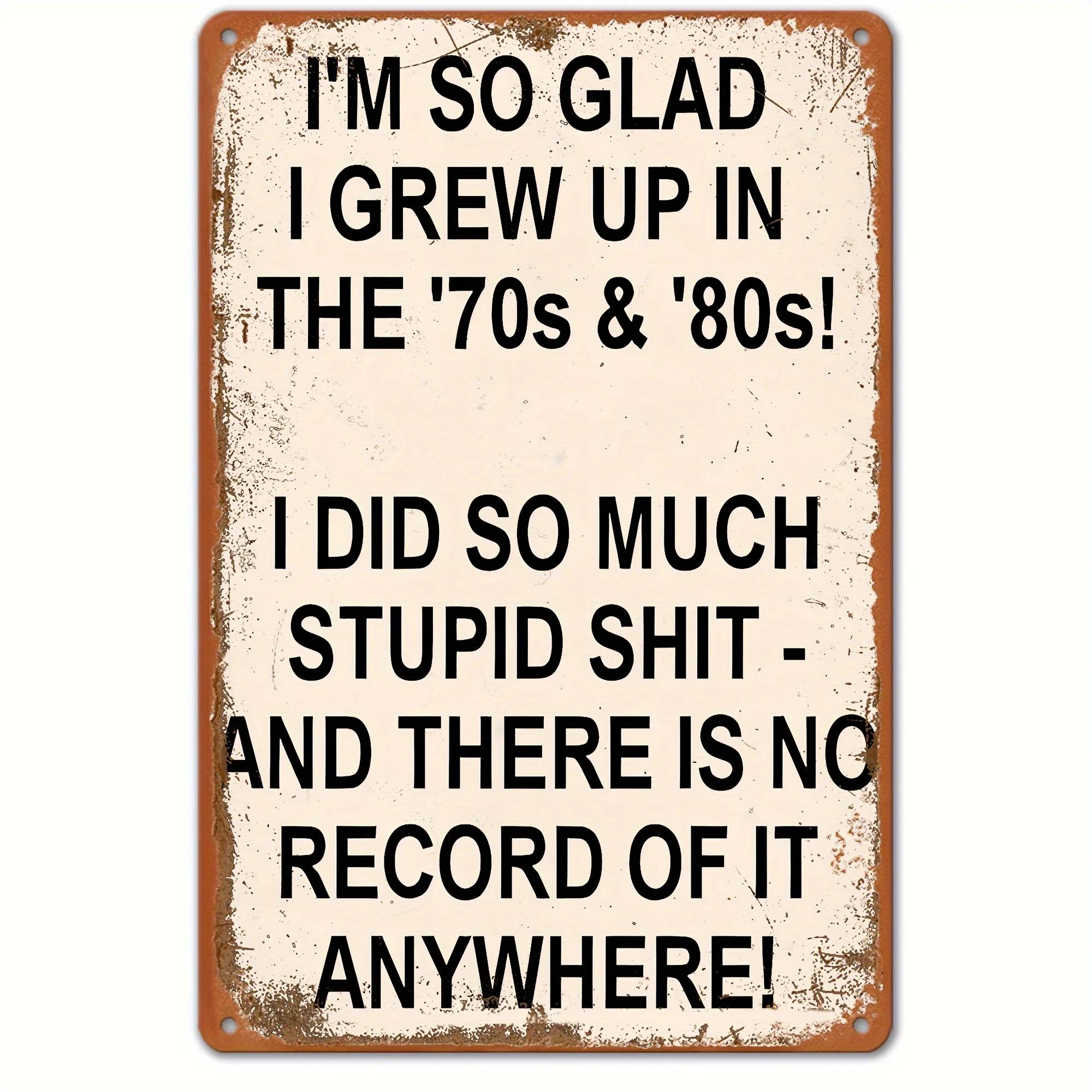 

[ Retro Metal Sign] Tin Sign, Vintage Style Wall Hanging | Multipurpose Decor for Home, Bar, Cafe, Man Cave, Outdo 20x30cm（7.8x11.8inch）