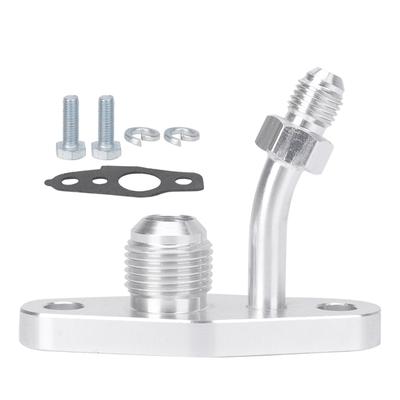 AN8 Oil Drain Flange,Funnel Type Oil Return Fitting for CT9 / CT12 / CT20 / CT26 Turbos Chargers Leakproof