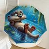 1PC otter waterUmbrella-8-Rib Reinforced, Automatic Open, Lightweight & Durable, Cute Fashion Accessory for Outdoor-P143