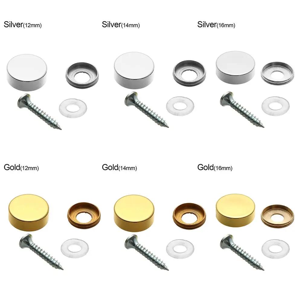 Advertising Screws Nails Furniture Hardware Mirror Fixing Nails Screws Decorative Cap Decoration Screw Covers Mirror Fasteners