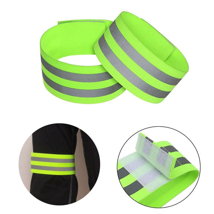 Reflective Sports Wristband for Night Running & Cycling