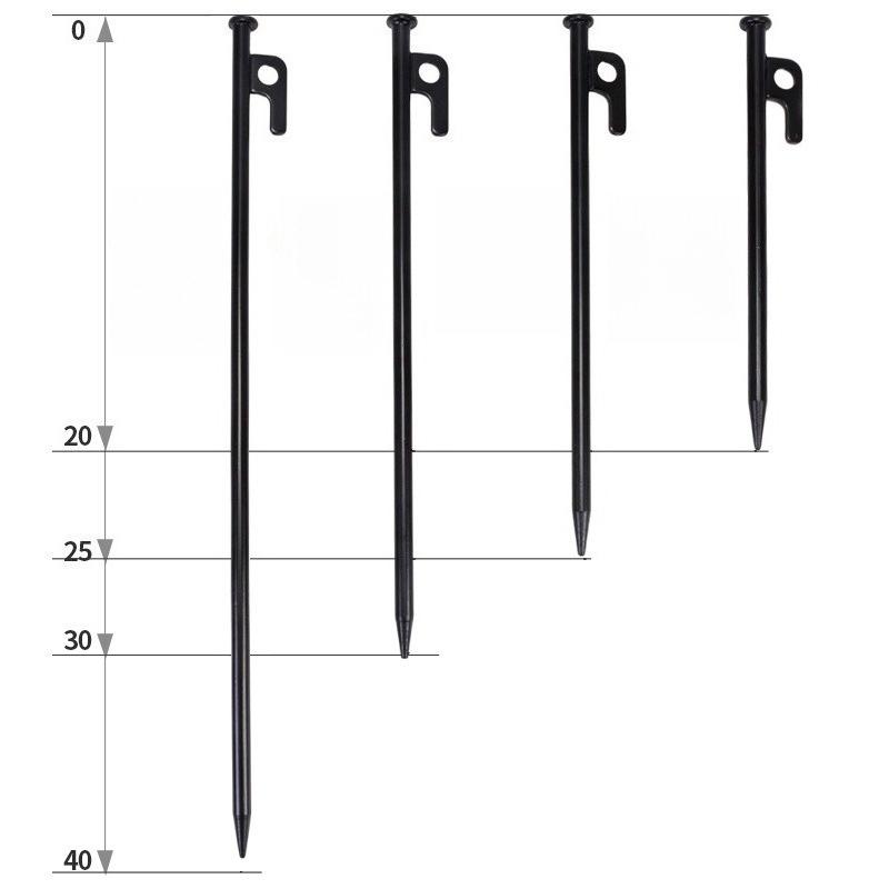 1Pc Outdoor Camping Tent Canopy Iron Peg Set Beach Camping Windproof Fixing Pegs