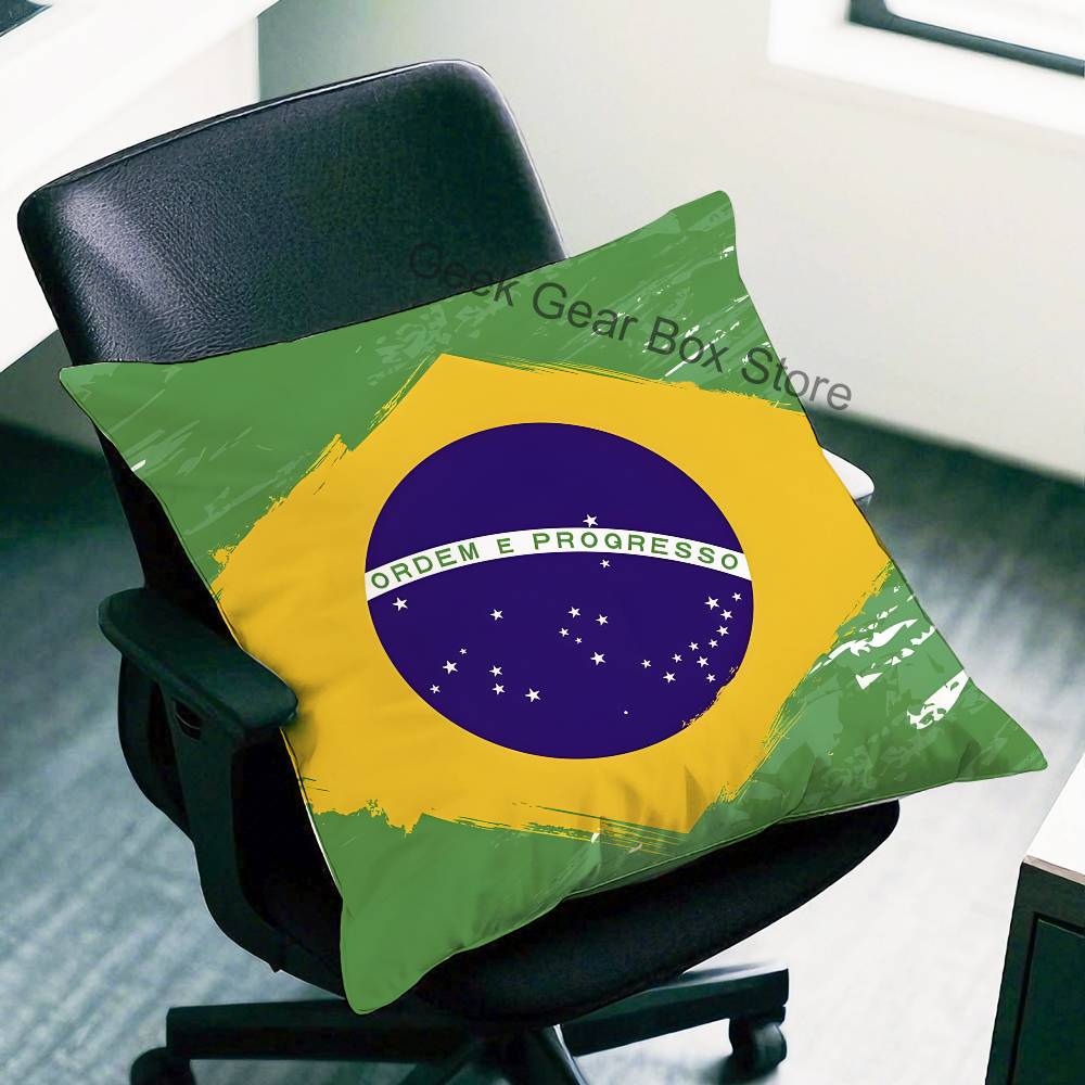 Rio de JaneiroBrazi Anime Celebrity Merchandise AllMatch Printed Pillow Case Sofa Car Office Room Decoration Protector