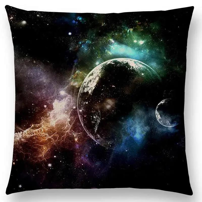 Beautiful Planets  Cushion Cover  Space Home Decor Sofa Throw Pillow Case Aesthetic Pillow Cover Housse De Coussin