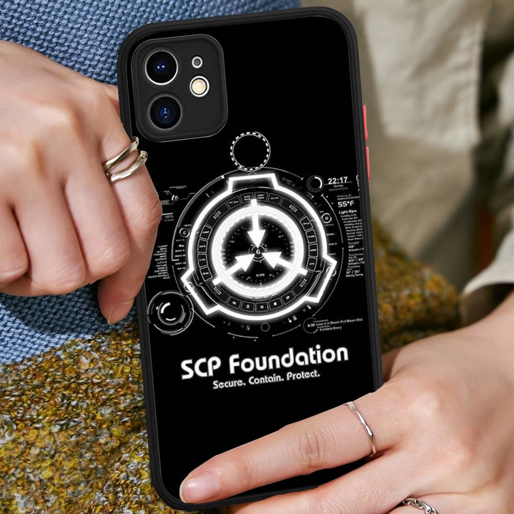 SCP Foundation Game Sci Fi For IPhone 11 12 13 14 15 16 Pro Max Plus Matte Translucent Phone Cover