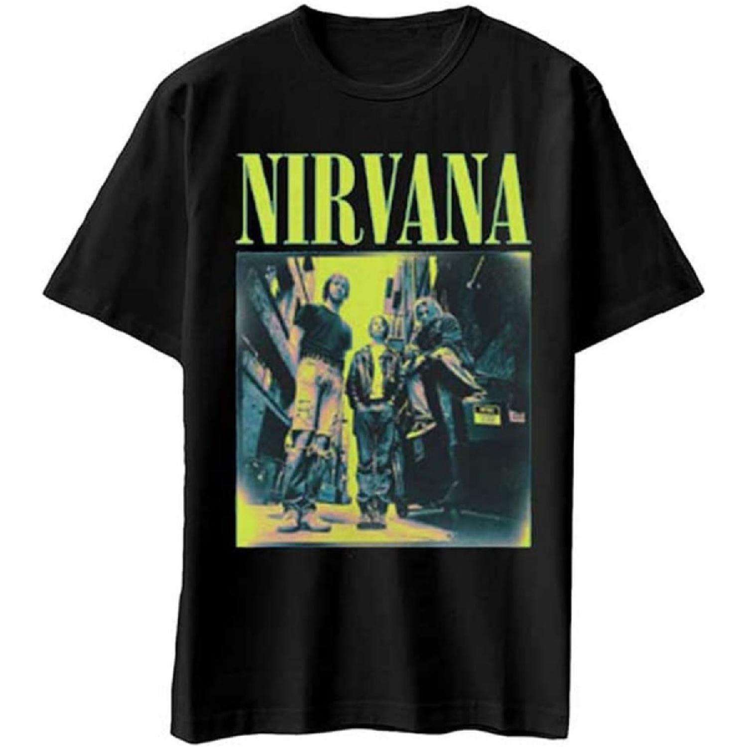 

Nirvana T Shirt Kings Of The Street Band Logo New Official Mens Black XXXXXL різнокольоровий