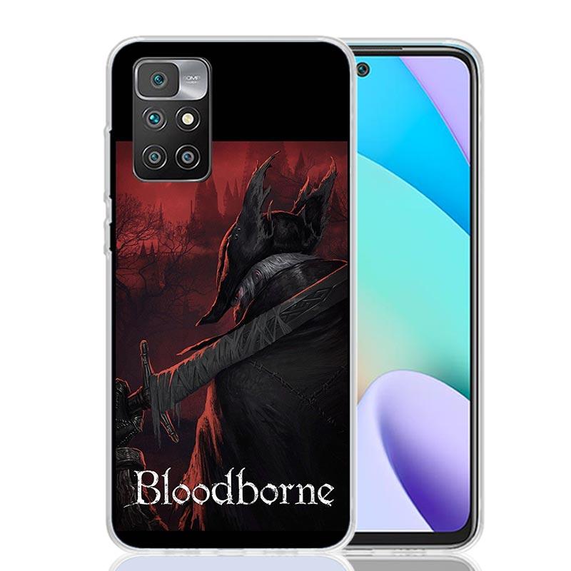 Bloodborne Game Case Phone Cover for Xiaomi Redmi 13 13C 14C 12 12C 10 10C 10A 9 9C 9A 9T 8 8A 7 7A 6 Pro 6A K70 K80 K60 K40