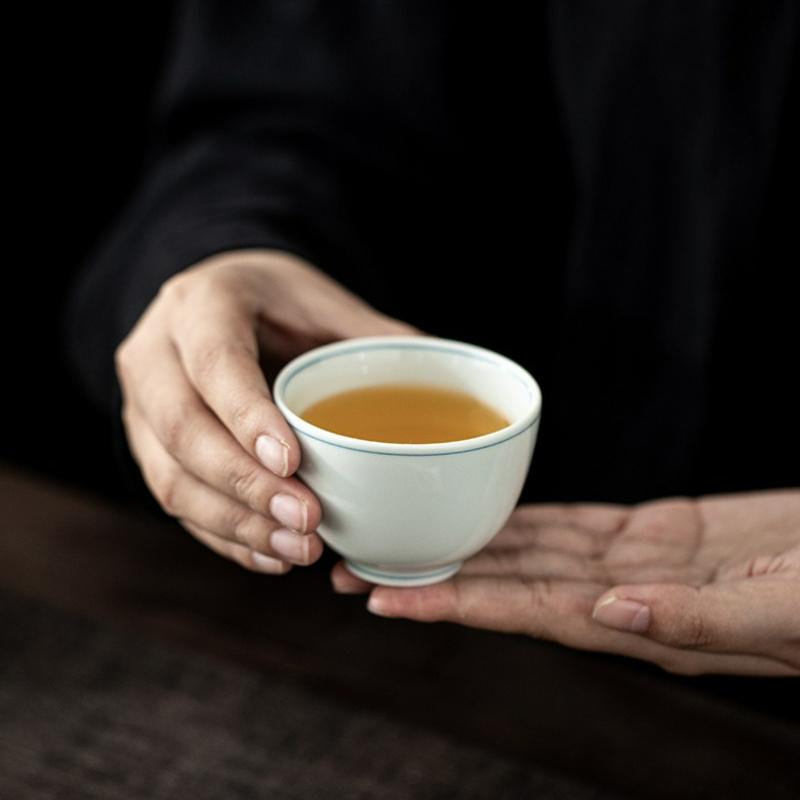 Janpanese Ceramic TeaCup Household Living Room Personal Cup Kung Fu Retro Tea Cup Tea Room Desktop Decoration Small Tea Cup New