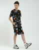 MONTE CARLO Boys Printed Round Neck Bermuda Set