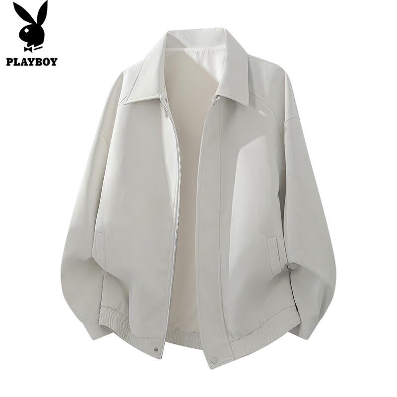 PLAYBOY Men's Fall/Winter Faux Leather Jacket