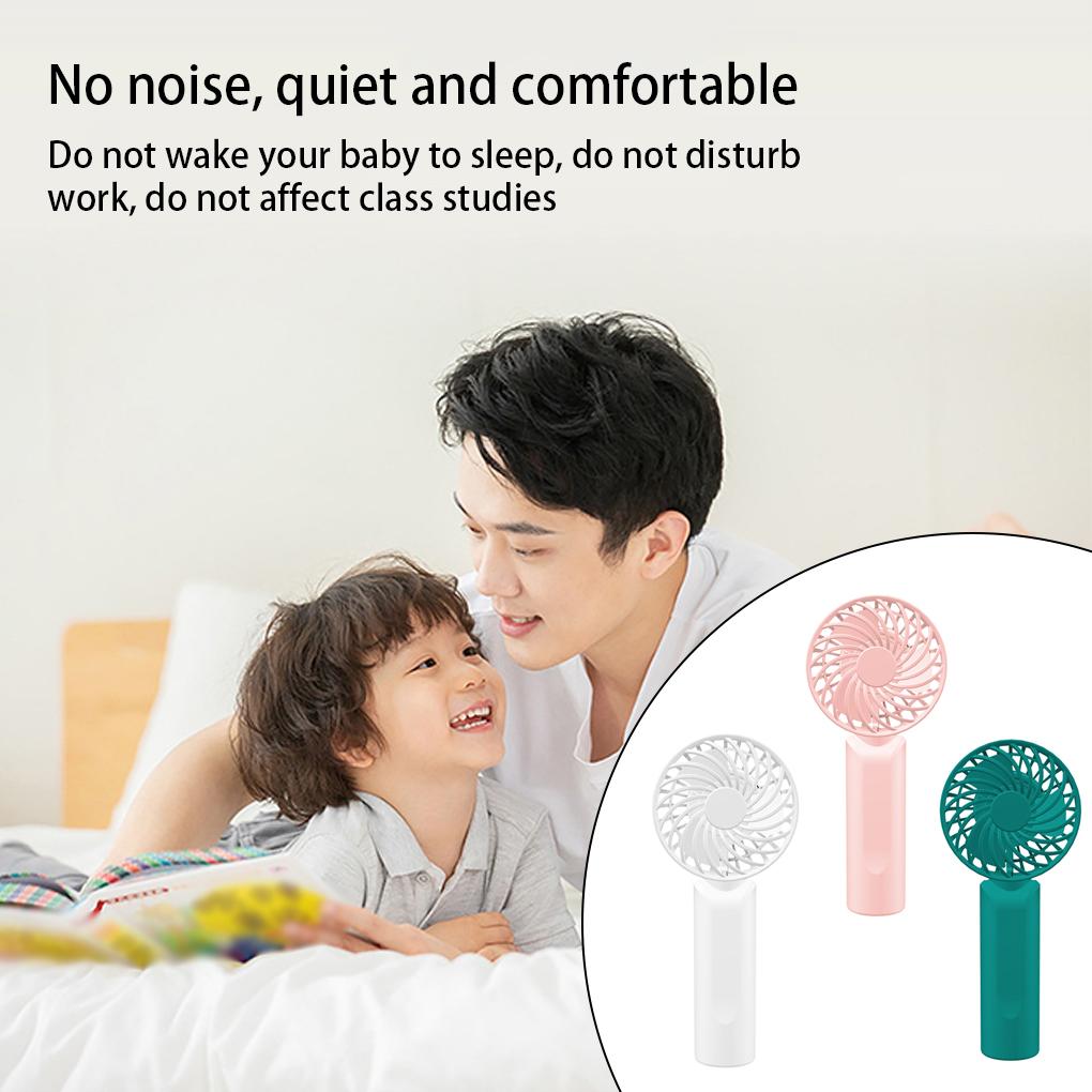 Mini Fan Air Cooler Cooling Device Space Saving Multicolored Fine Workmanship Adjustable 3 Gears Office Supplies