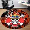 1pc One Piece Logo Office Round Area Rug, Under Office Chairs Bedroom Living Room Home Decor  a1022210